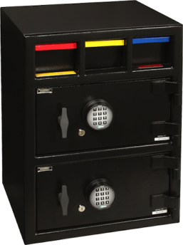 Amsec Money Manager Two Door Drop Safe MM2820EE 3-Drop